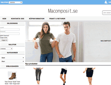 Tablet Screenshot of macomposit.se